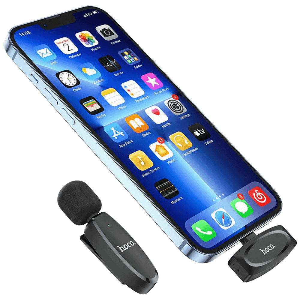 hoco. Bežični mikrofon sa Lightning konektorom - L15 Crystal Lavalier iPhone slika 5