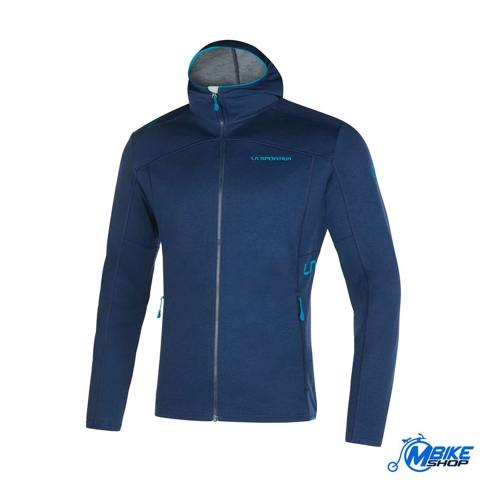La Sportiva Muški duks na kopčanje sa kapuljačom Cosmic, Night Blue slika 1