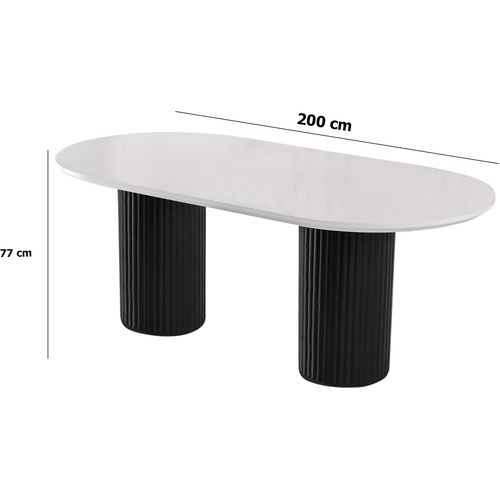 LI - 932 White
Black Dining Table slika 4