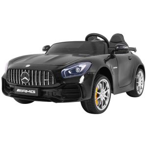 Licencirani auto na akumultor Mercedes Benz GT R 4 x 4 – crni/lakirani