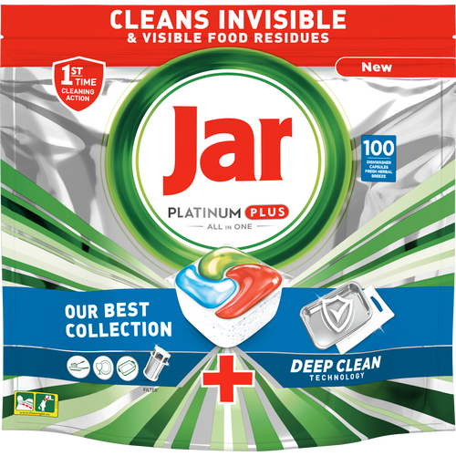 Jar Platinum Plus Tablete za pranje posuđa All In One 100 kom slika 1