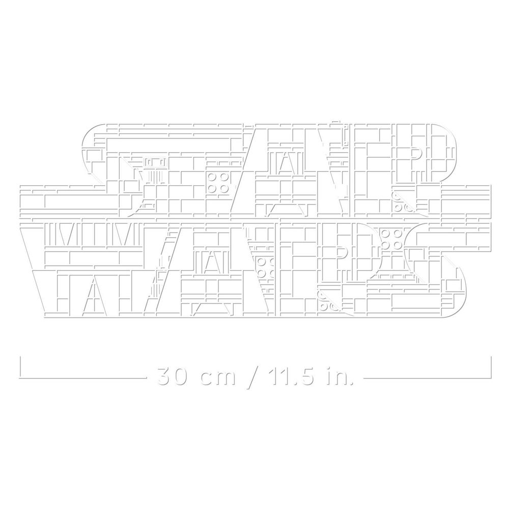 LEGO 75407 Logotip Star Wars slika 5