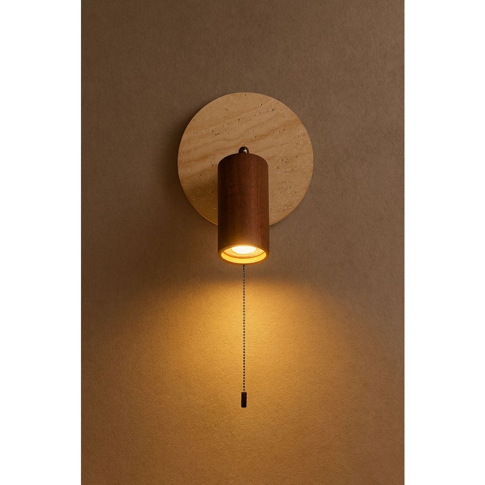 Zidna Lampa App, boje: Orah, Bež slika 2