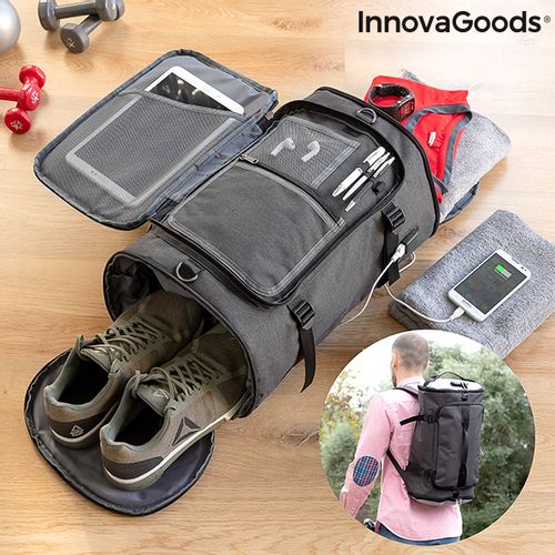  InnovaGoods Dofeel sportski ruksak protiv krađe s lokotom 30x45x20cm slika 2