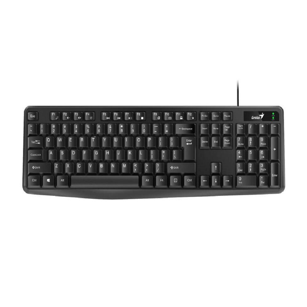 Genius  tastatura KB-117 ,Dužina kabla 1,4 m, Boja crna, USB konektor, BiH layout. slika 1