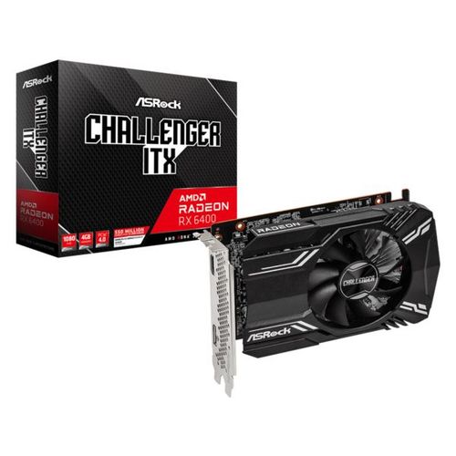 Asrock Radeon RX 6400 Challenger ITX 4G, 4GB GDDR6 slika 1