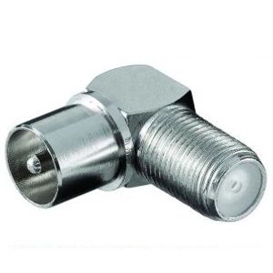 CON-FC-025/90 ** F female to IEC male elbow adaptor, Zinc Alloy min.25 pakovanje (23)