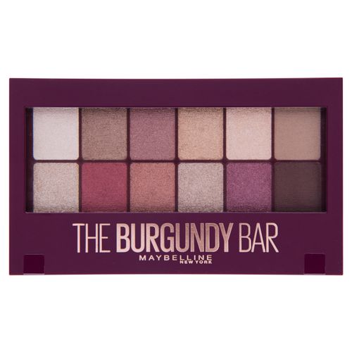 Maybelline New York Burgundy Bar paleta sjenila za oči slika 1