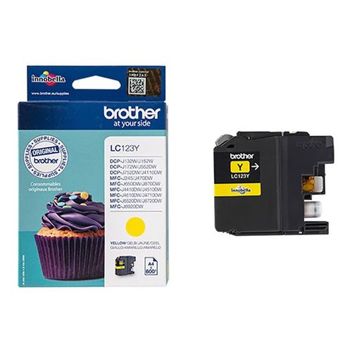 BROTHER LC-123 ink cartridge yellow LC123Y slika 1