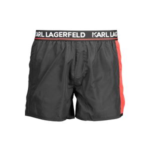 KARL LAGERFELD BEACHWEAR COSTUME PARTS UNDER MAN BLACK