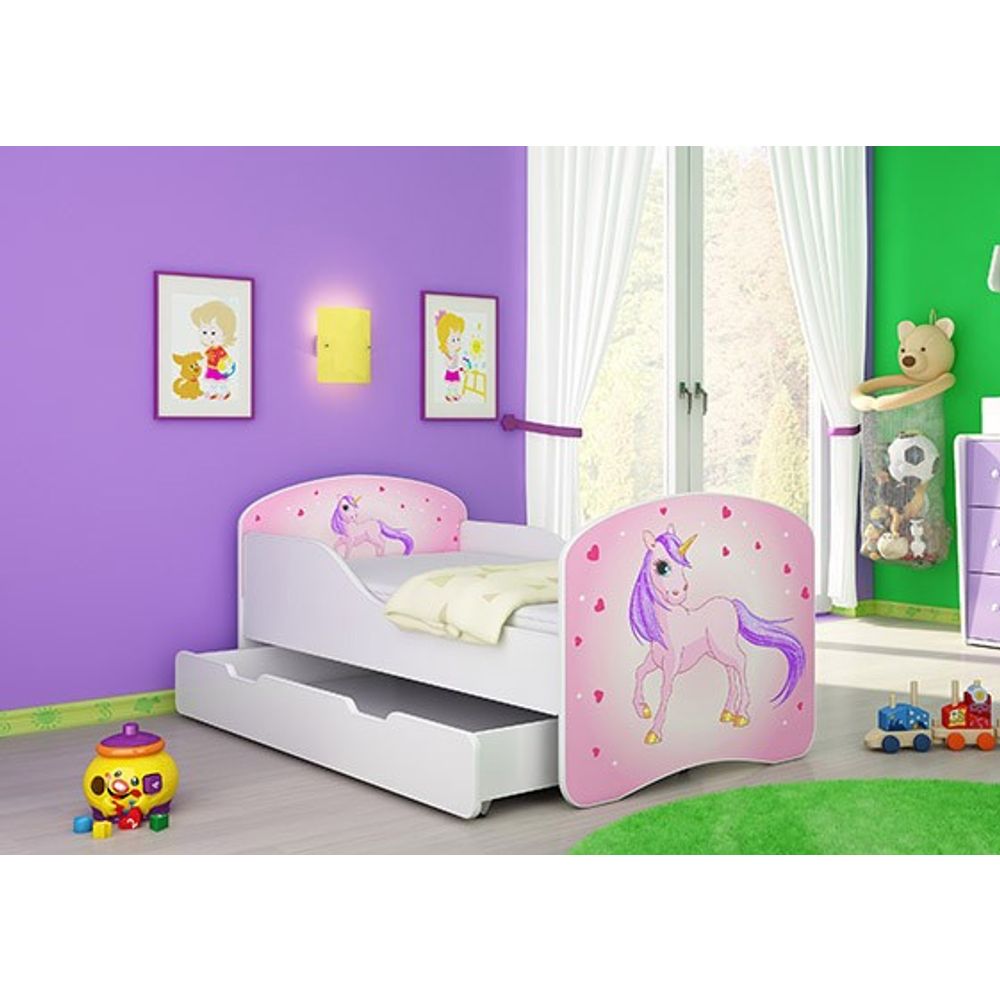 ACMA Dječiji krevet Acma I sa ladicom - 180x80cm - Dezen 17 slika 1