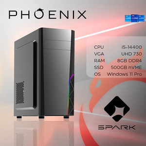 Phoenix računalo SPARK Y-230, Intel i5 14400, 8GB DDR4, NVME SSD 500GB, Windows 11 PRO