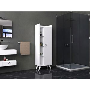 Ilgım White Bathroom Cabinet