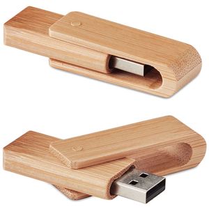 Memori stick USB 16GB Bamboo natural, kart. kutijica