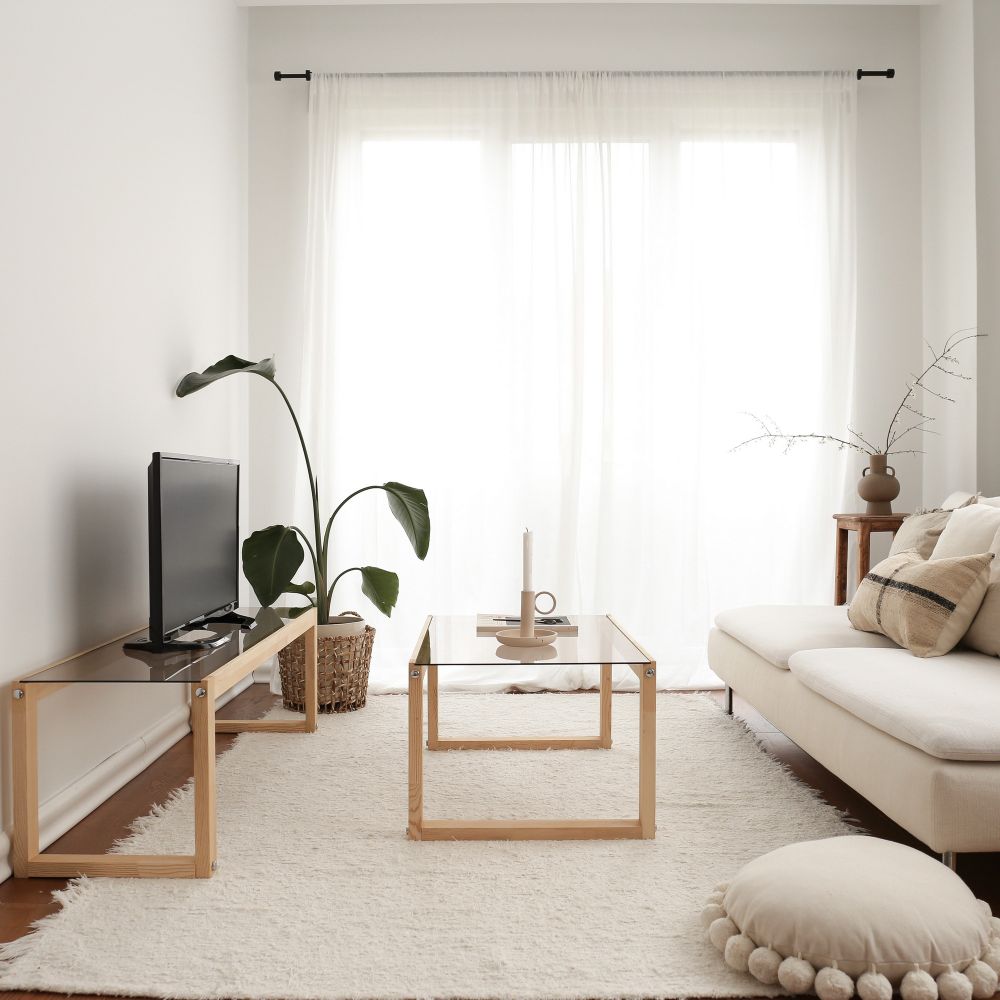 TV Stalak Via - Prirodno Drvo slika 4