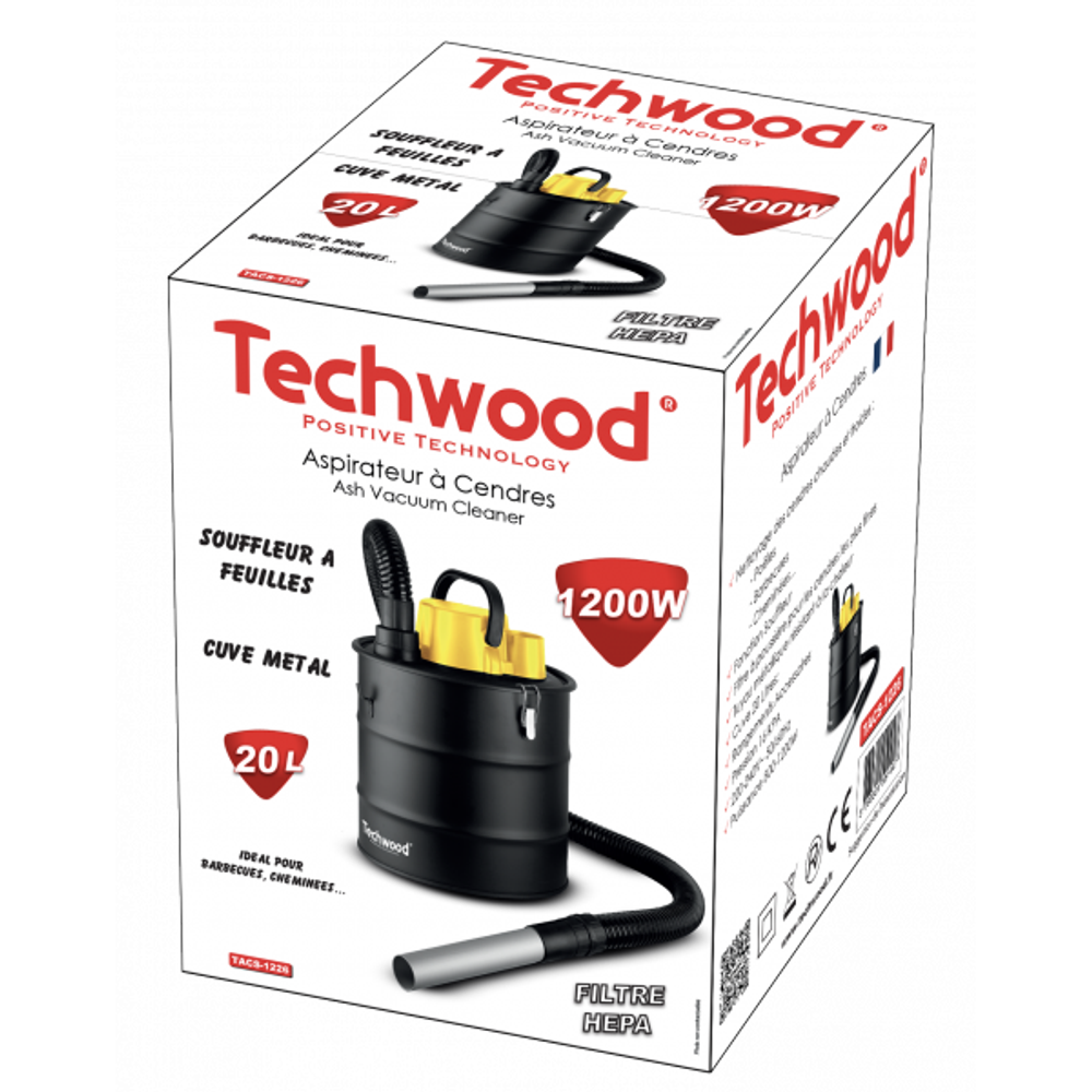 Techwood Usisivač pepela TACS-1226 slika 3