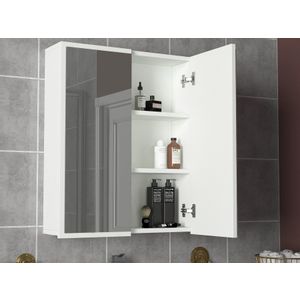 Kayla - White White Bathroom Cabinet