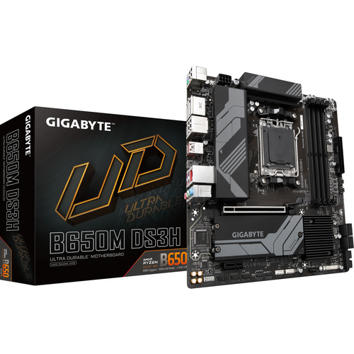 GIGABYTE B650M DS3H, DDR5, SATA3, USB3.2Gen2, DP, 2.5GbE, AM5 mATX slika 1