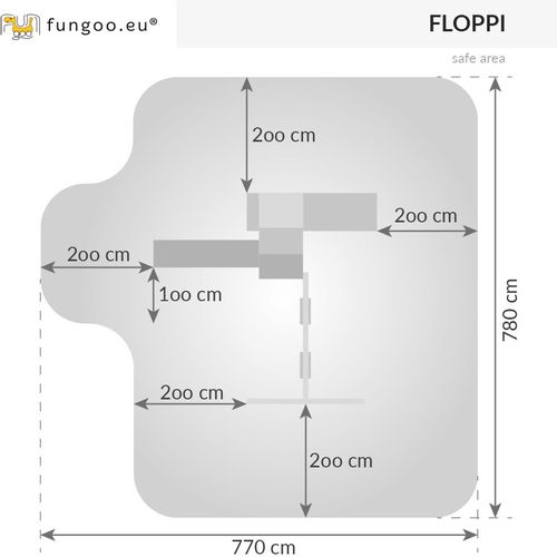 Fungoo set FLOPPI - drveno dječje igralište slika 7