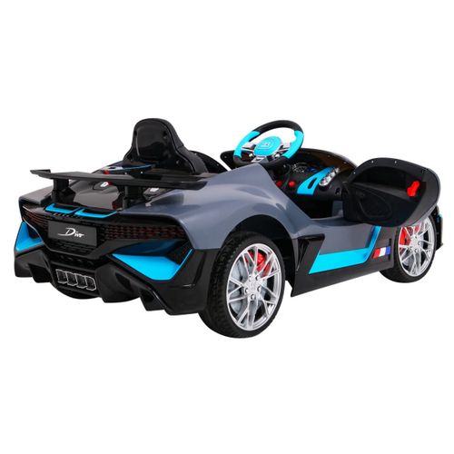 Licencirani auto na akumulator Bugatti Divo - sivi slika 9