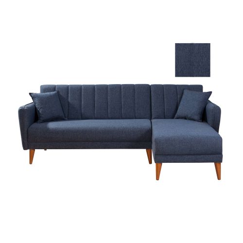 Atelier Del Sofa Aqua Köşe Desni - Tamno Plavi Ugao Sofa-Krevet slika 4