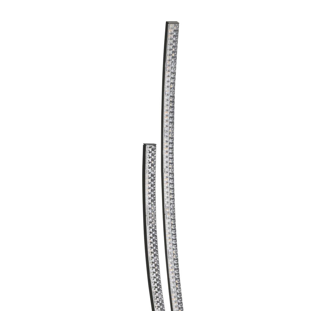 Eglo podna lampa lejias led 16w 3000k 2050lm crno/prozirno v:1230mm slika 3