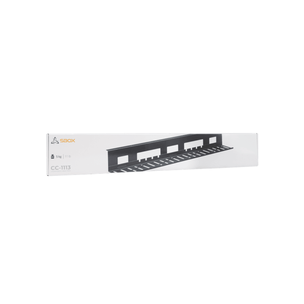 SBOX Organizator kablova CC-1113, Crni slika 5