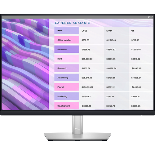 Monitor DELL Professional P2423 24in, 1920x1200, WUXGA, IPS, Antiglare, 16:10, 1000:1, 8ms/5ms, 178/178, DP, HDMI, 5x USB 3.2, DVI, VGA, Tilt, Swivel, Pivot, Height Adjust, 3Y slika 1