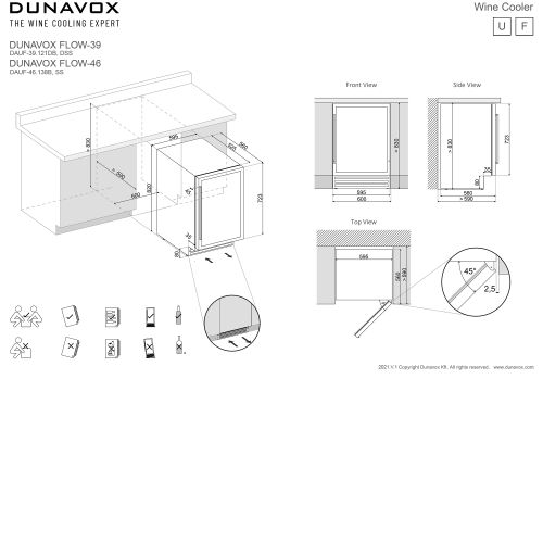 DAUF-39.119DOP.TO DUNAVOX vinska vitrina slika 6