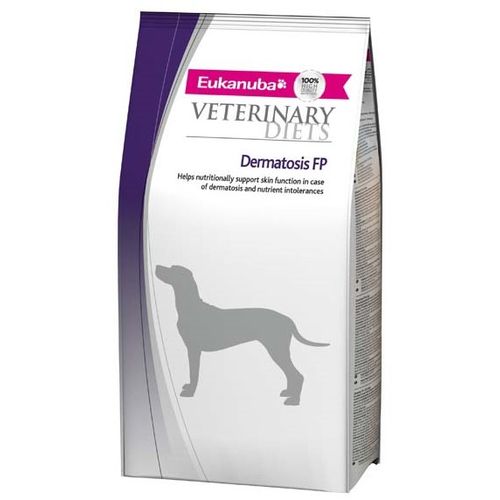 Eukanuba Veterinary Diets Dermatosis FP, hranidbena potpora kod upalnih stanja kože kod pasa 12 kg slika 1