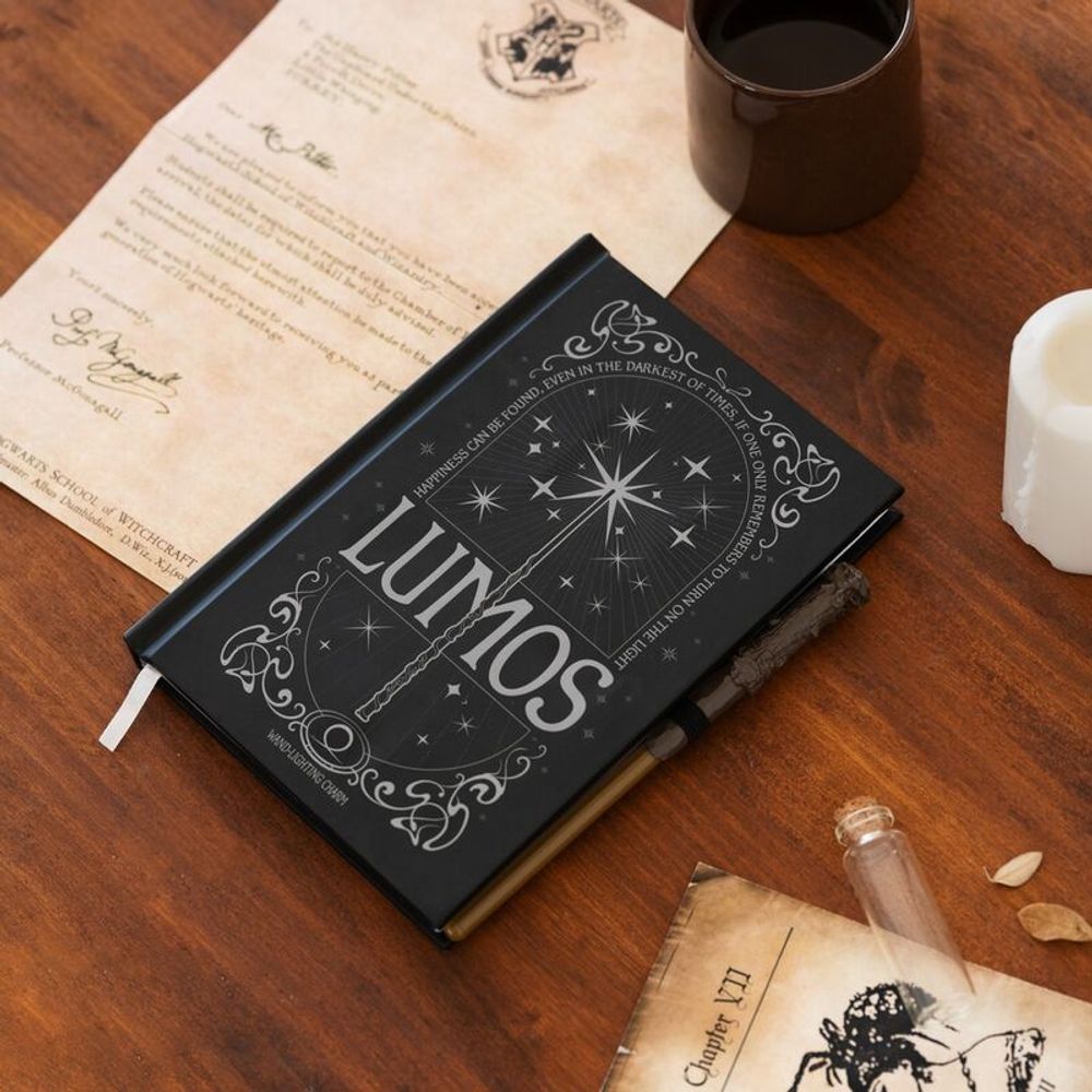 Harry Potter Lumos A5 Premium LED Bilježnica + Olovka slika 6