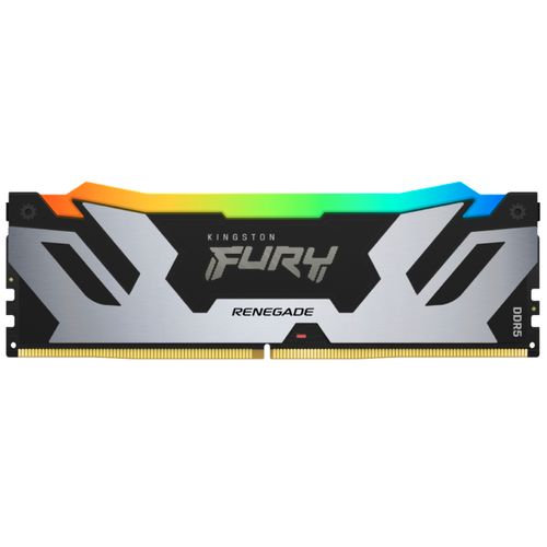 KINGSTON DIMM DDR5 48GB 6000MT/s KF560C32RSA-48 FURY Renegade Silver/Black RGB XMP slika 1