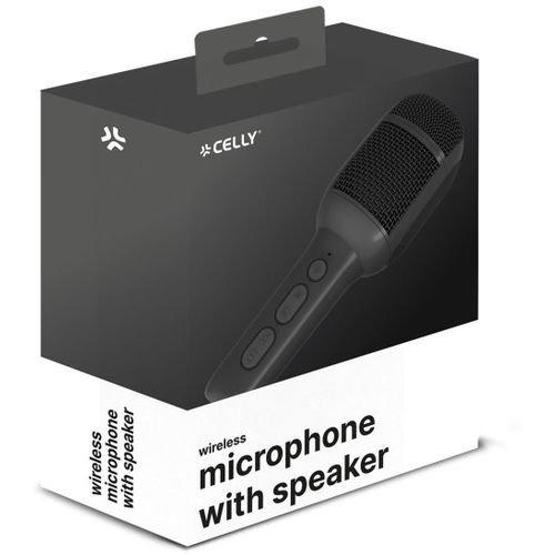 CELLY KIDSFESTIVAL2 karaoke mikrofon sa zvučnikom u CRNOJ boji slika 2