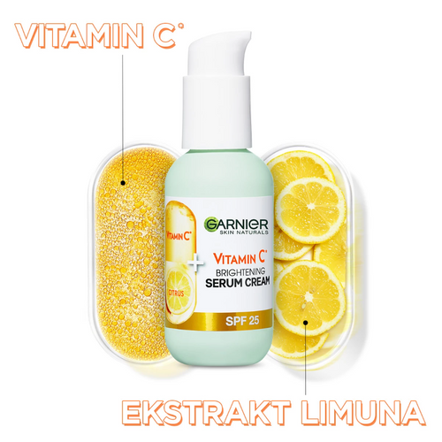 Garnier Skin Naturals Vitamin C 2u1 serum-krema za lice 50ml slika 2