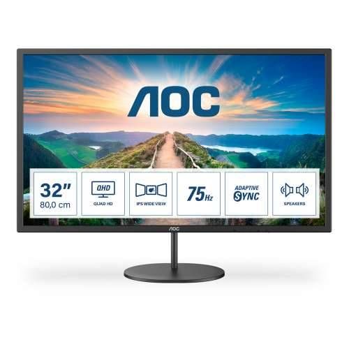 Monitor AOC 31,5" Q32V4, IPS, QHD, 75Hz, DP, HDMI, zvučnici slika 1