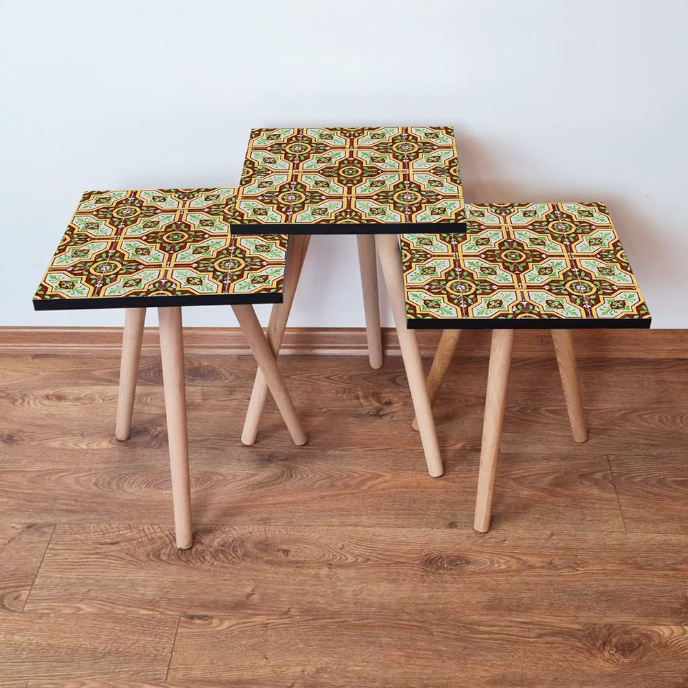 Set Stolića za Ugao (3 Komada) 3Shp44 - Višebojni slika 1