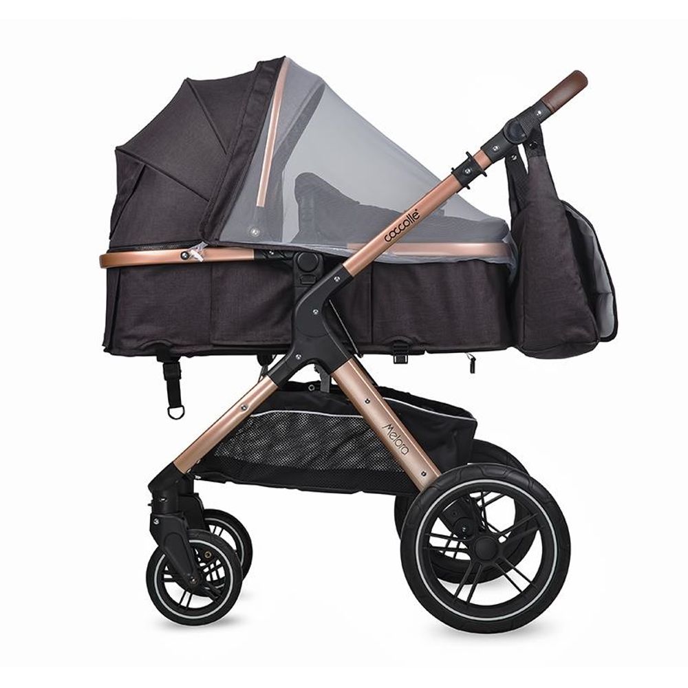 Coccolle® Kolica Melora 3U1, Diamond Black slika 4