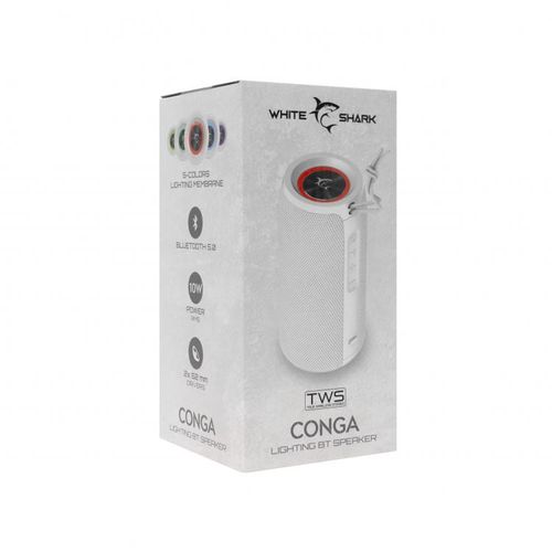 White Shark BLUETOOTH ZVUČNIK GBT-808 CONGA Bijeli slika 7