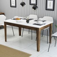 Woody Fashion Blagovaonski stol, Milan 514 - Walnut, White