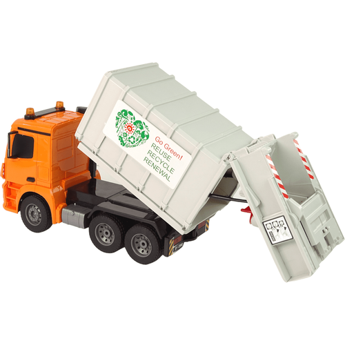 Mercedes kamion za odvoz smeća na daljinsko upravljanje narančasti slika 3