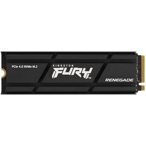 Kingston SFYRSK/500G M.2 NVMe 500GB SSD, FURY Renegade, PCIe Gen 4x4, 3D TLC NAND, Read up to 7,300 MB/s, Write up to 3,900 MB/s, 2280, Includes cloning software, w/Heatsink slika 2