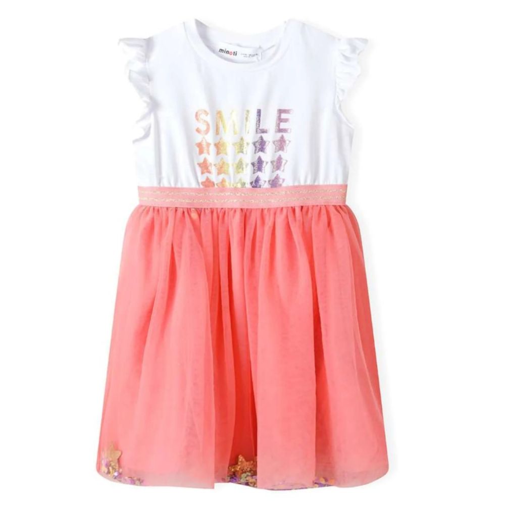 Minoti Haljina za bebe - Coral bijela, 12-18 mj slika 1