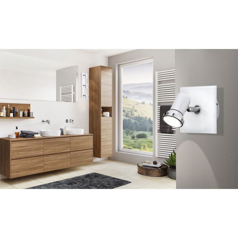 Eglo Tamara 1 reflektor/3, led, 3x3,3w, 3x240lm, ip44, krom/bijela  slika 2