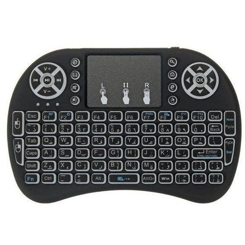 GMB-I8 ** Gembird 2.4GHz Wireless gaming Mini keyboard backlight and TOUCH, punjiva bat. BL-5C (519) slika 1