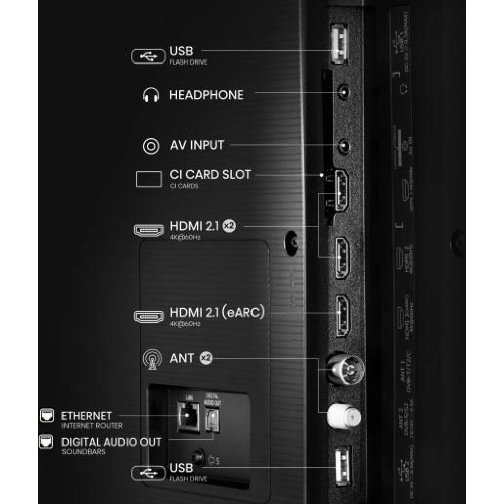 HISENSE TV LED 75A6Q, 75" slika 2