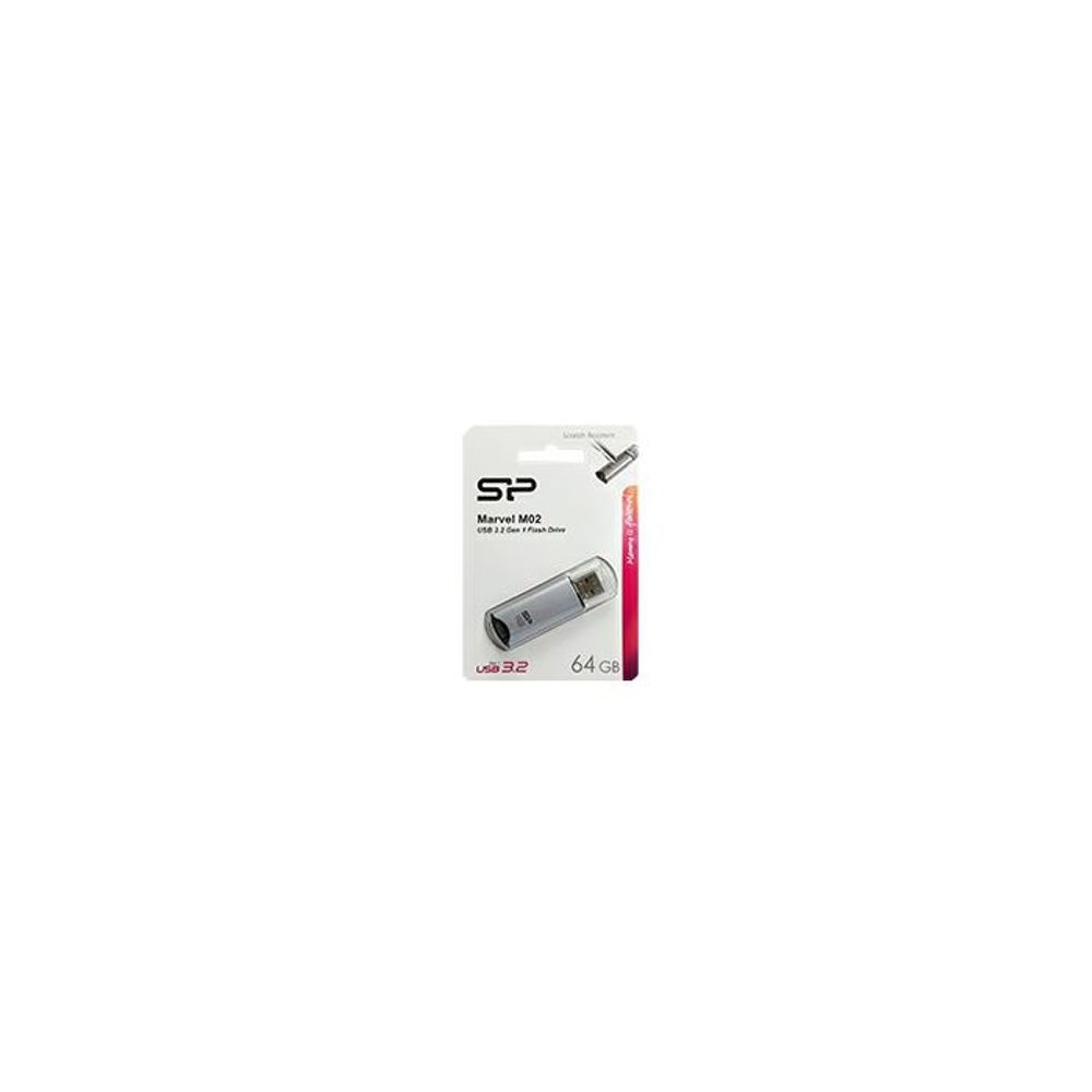 SP USB 3.2 FLASH DRIVE MARVEL M02 64GB SILVER slika 2