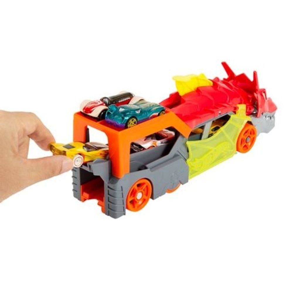 Hot Wheels Zmaj trnsporter ispaljivač sa autićem  slika 5