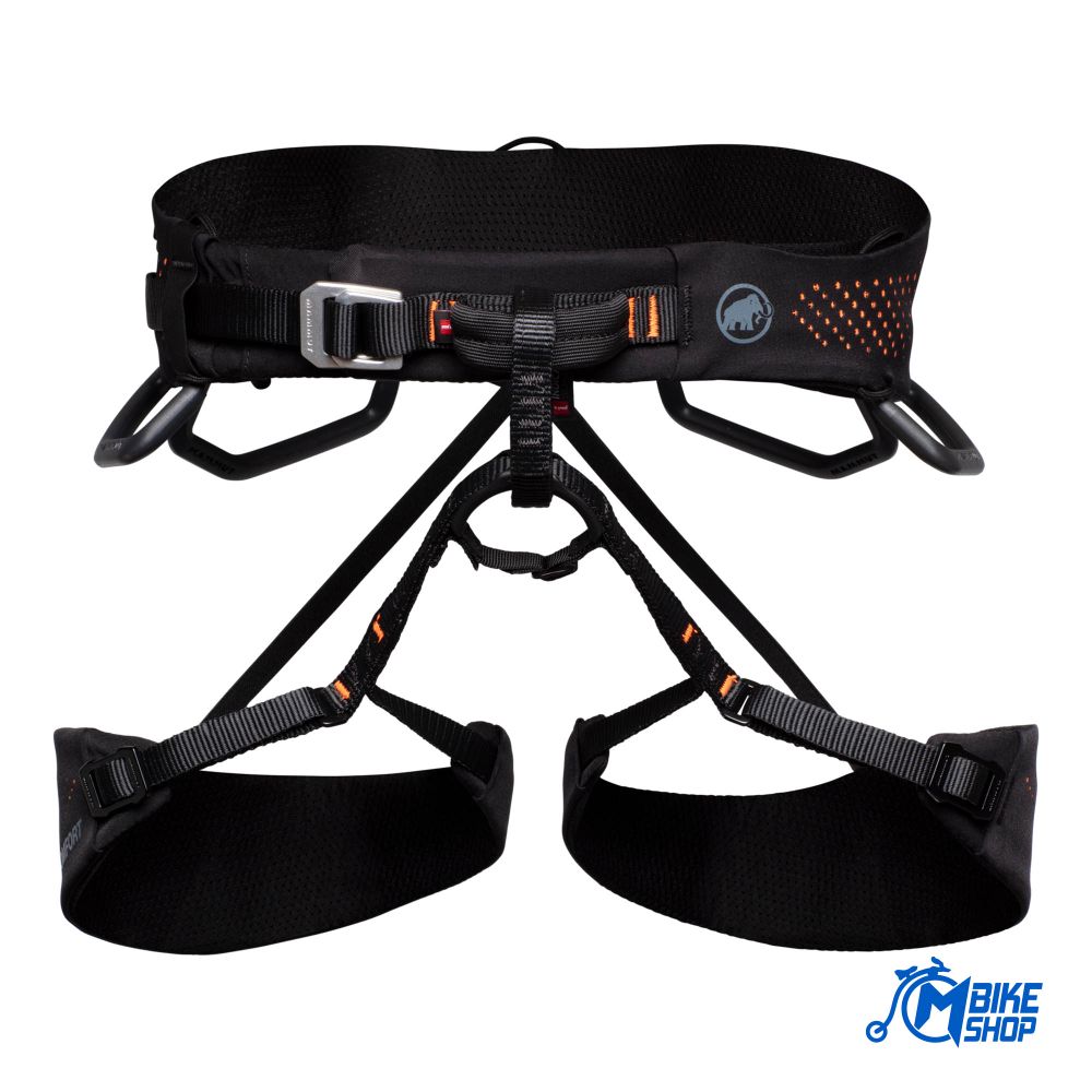 Mammut Pojas za penjanje Comfort Fast Adjust Harness Black/Safety Orange slika 2