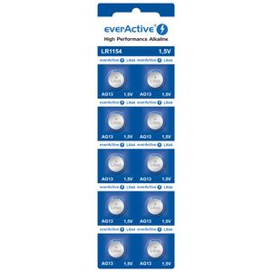 Bateria everactive alkaline g13 lr44 lr1154 blister 10szt.