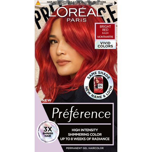 L'Oreal Paris Preference Vivids farba za kosu Bright Red 8.624 slika 1